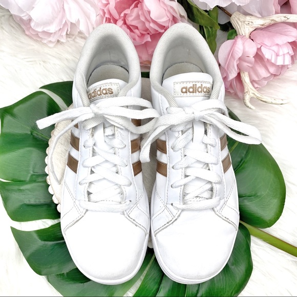 rose gold adidas girls